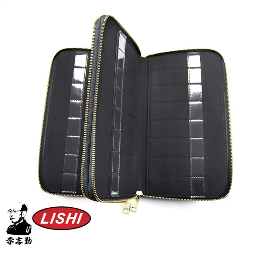 High Quality Original Lishi Leather Wallet for Lishi Tools Can take up to 32 Lshi Tools ( Wallet only without Tools)