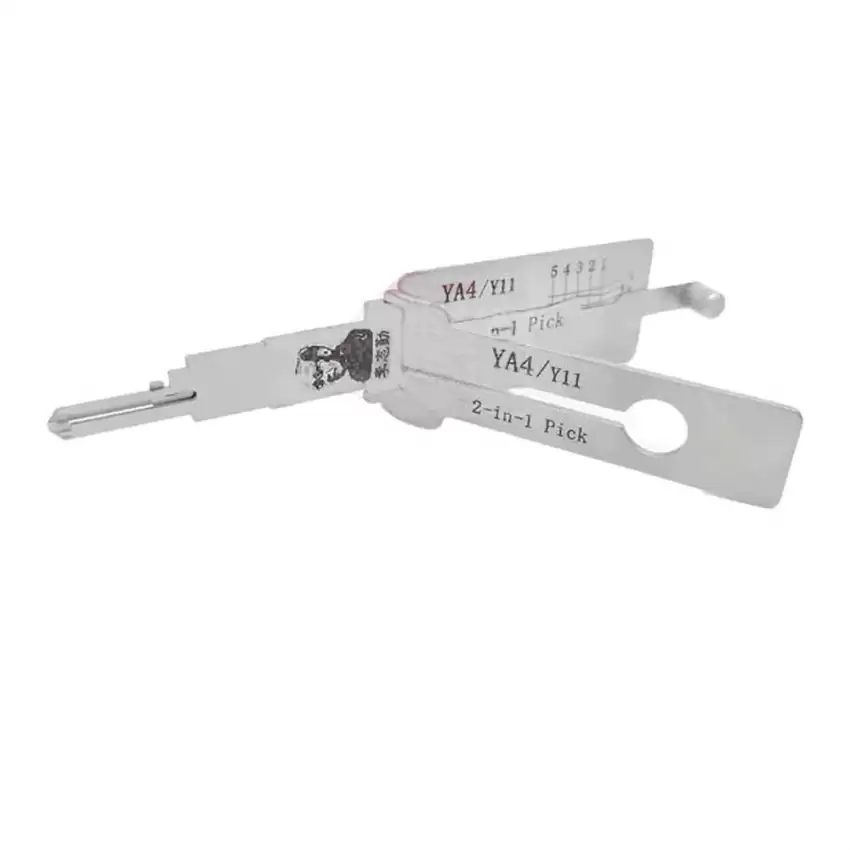 Original Lishi Yale YA4 Y11 2-In-1 Pick Decoder Anti Glare