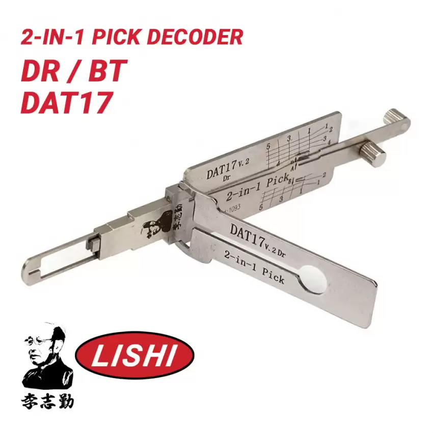 Original Lishi DAT17 for Subaru 2 in 1 Pick and Decoder High Security