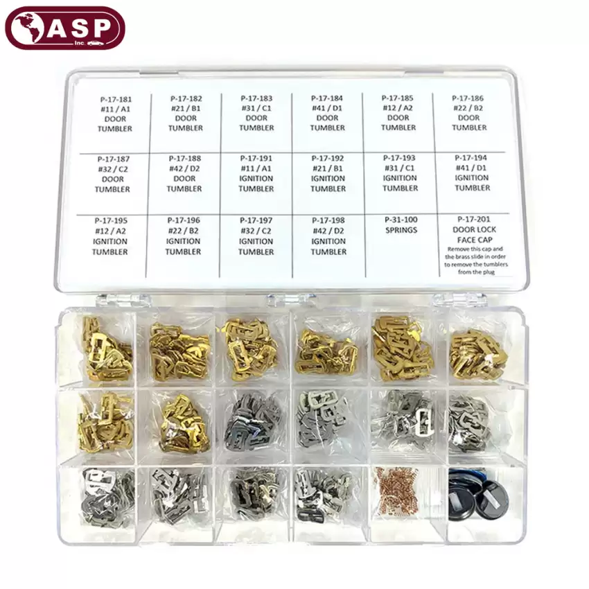 ASP A-17-117 Fiat 500 / 500L Lock Keying Kit