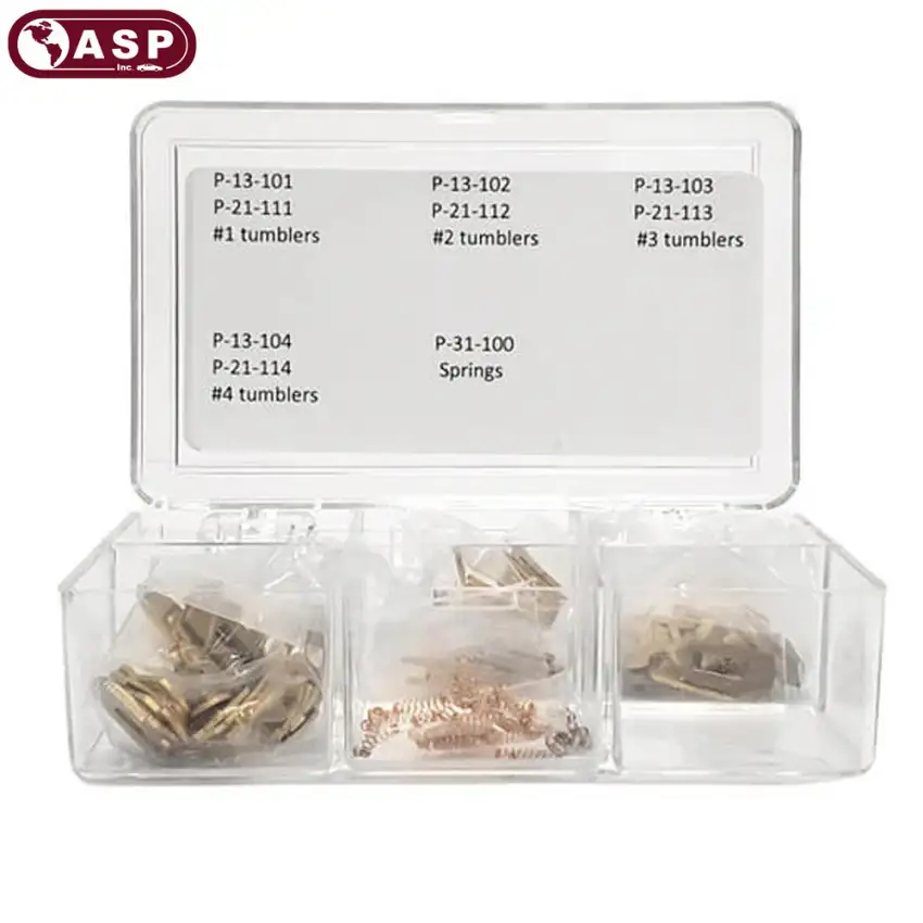 ASP A-13-101 BMW MB Suzuki Daewoo X59 / X82 / X83 Keying Tumbler Kit