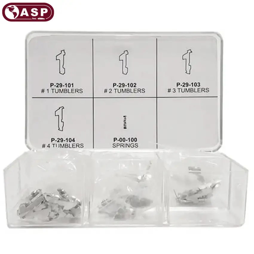 ASP A-29-101 Subaru DAT17 4 Track High Security Keying Tumbler Kit