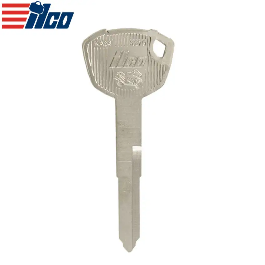 ILCO Mechanical Metal Head Key for Kawasaki Motorcycle KA34 / X279