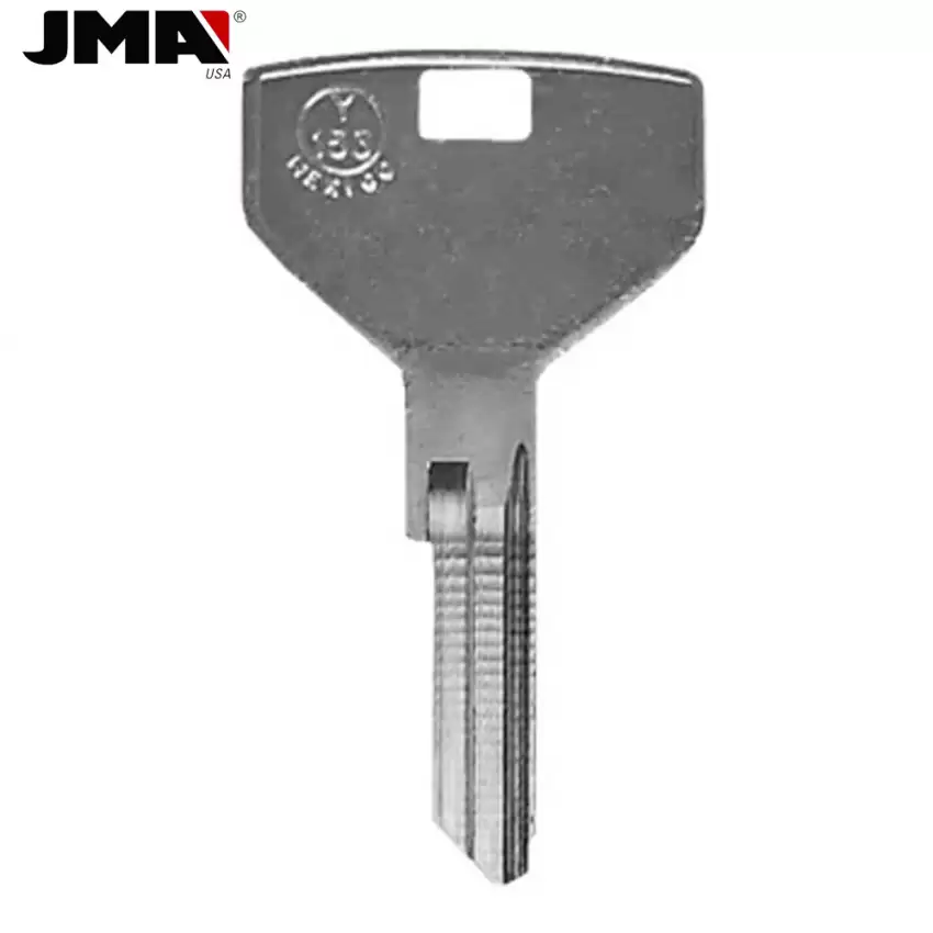JMA Metal Key Nickel Plated Y153 For Chrysler Dodge  Jeep CHR-18E