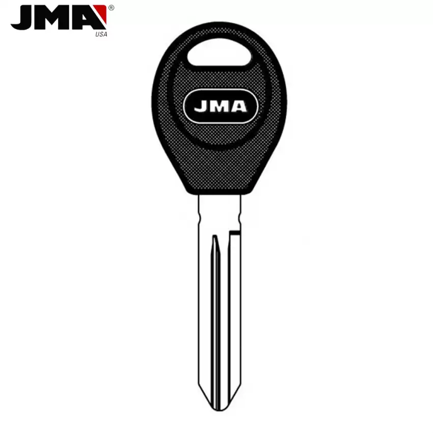 JMA Mechanical Plastic Head Key DA34-P / X237 for Nissan DAT-16.P