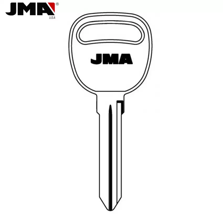 JMA Mechanical Metal Head Key B91 P1111 for GM GM-34