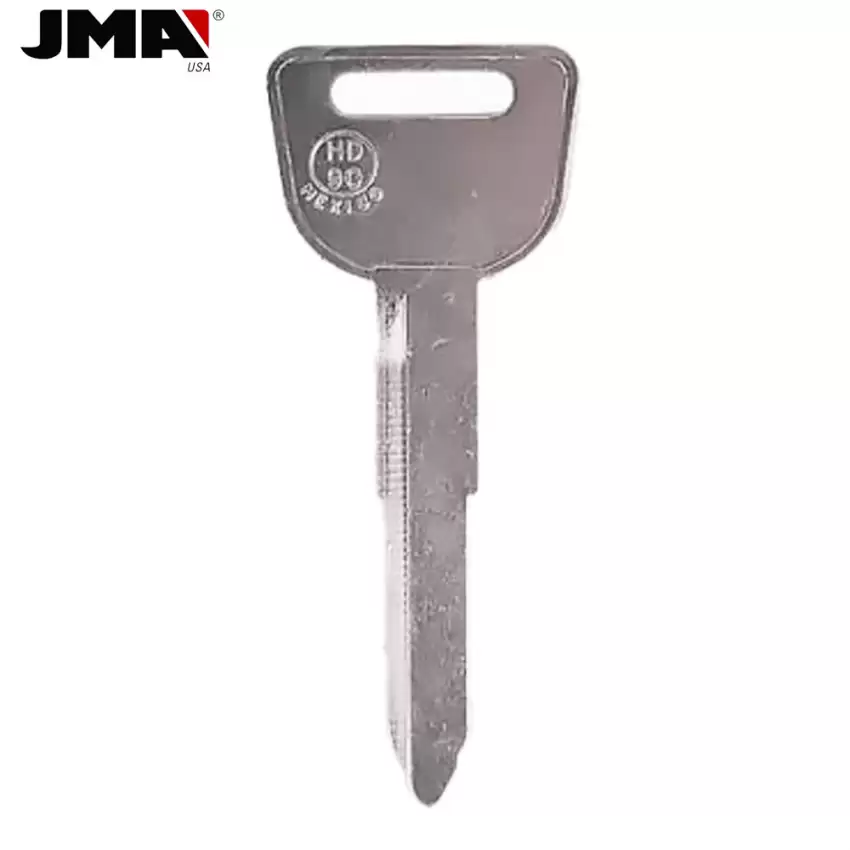 JMA Metal Key Nickel Plated HD90 For Honda HOND-10E