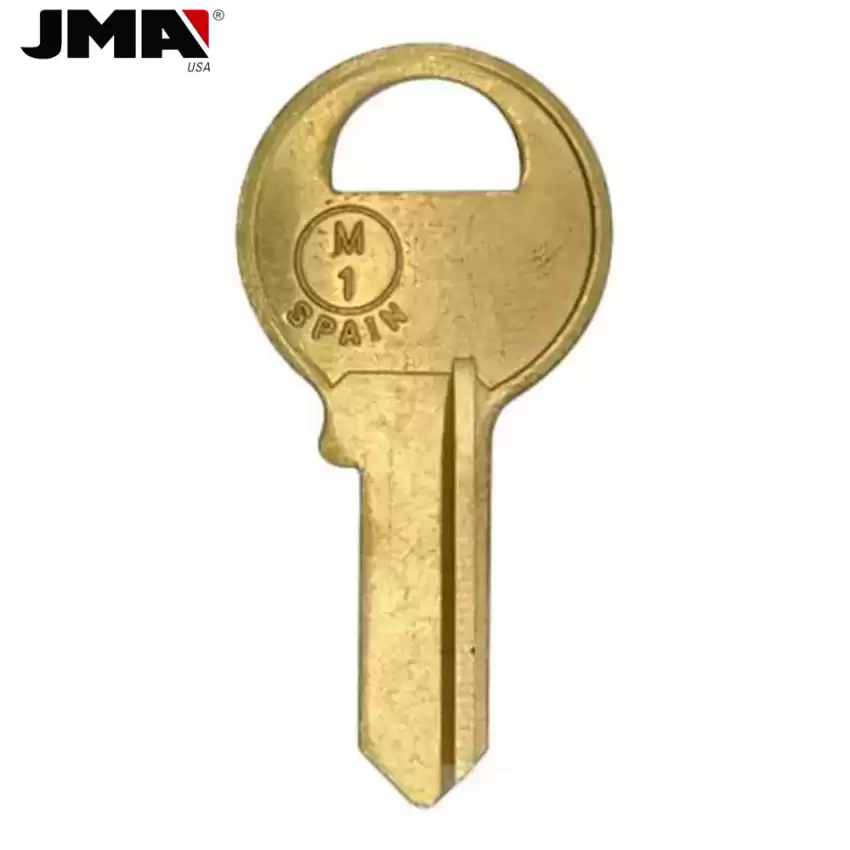 M1 1092 4-Pin Brass Metal Key Blank for Master Padlocks