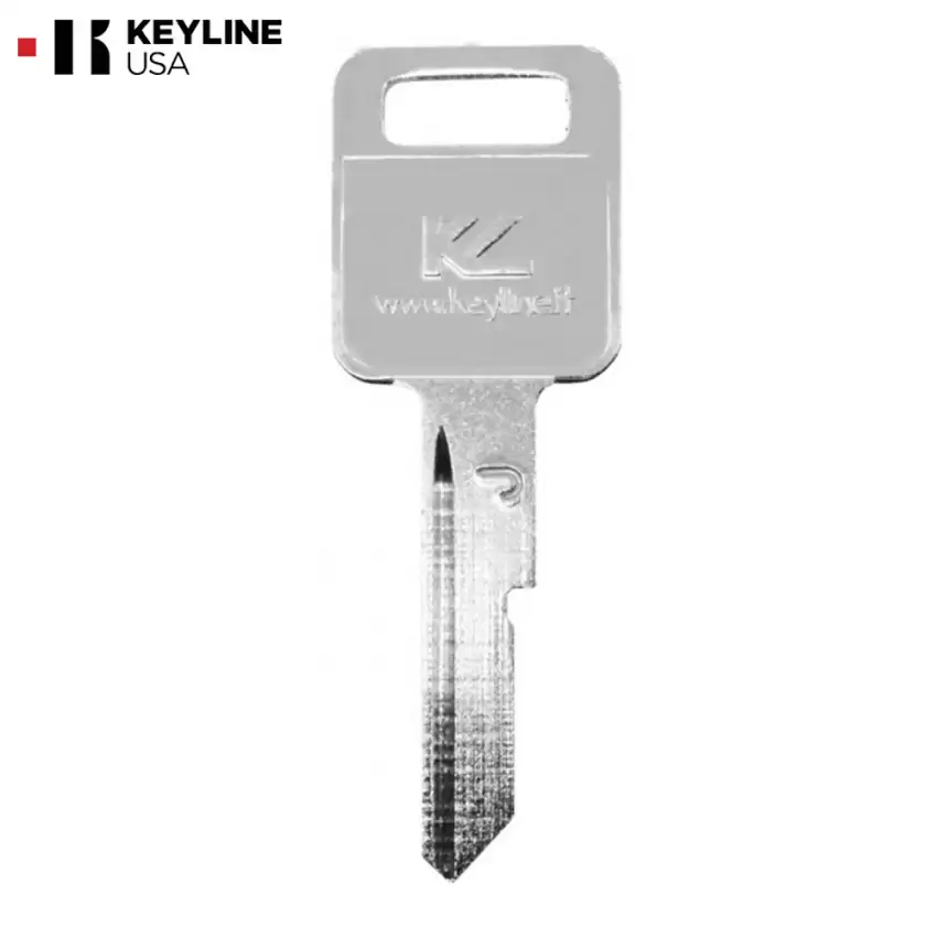 Mechanical Single-Sided 6-Cut Ignition Metal Head Key For GM B46 P1098J