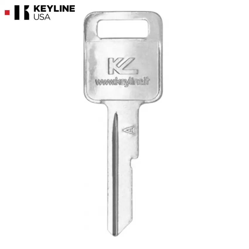 Mechanical Single-Sided 6-Cut Ignition Metal Head Key For GM B48 P1098A