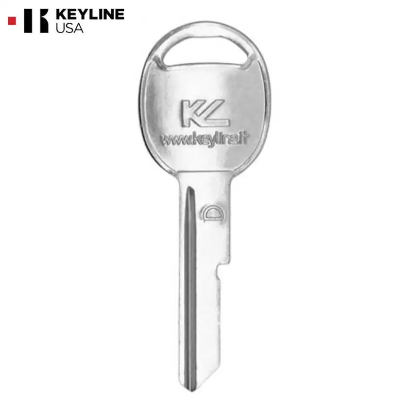 Mechanical Single-Sided 6-Cut Door Metal Head Key For GM B51 P1098D