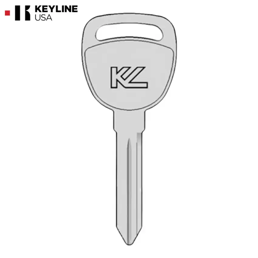 Mechanical Double-Sided Large Head 10-Cut Metal Head Key For GM B91 P1111