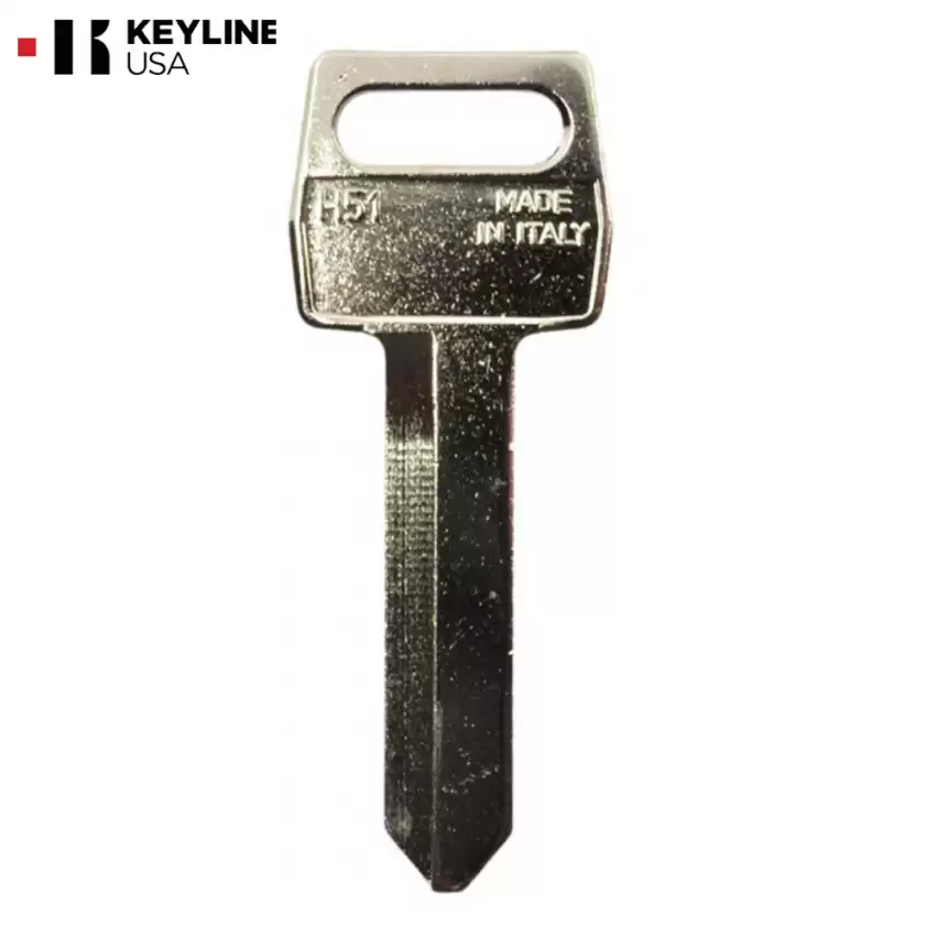 Mechanical  Single-Sided 5-Cut Metal Head Key For Ford Lincoln Mercury H51 1167FD