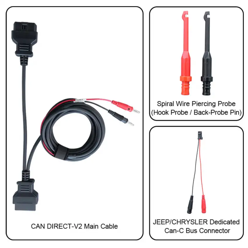 OBDSTAR CAN DIRECT-V2 Gateway Bypass Cable | CAN Bus Access Tool