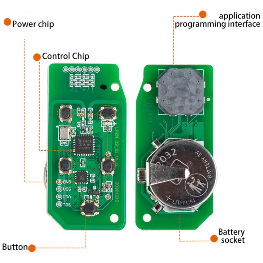 Lonsdor Board with Shell for 2015-2018 Jaguar Land Rover Smart Key