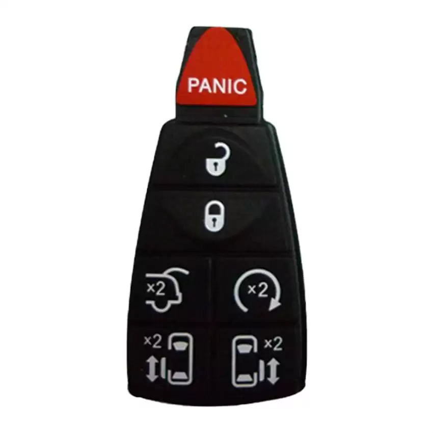 Remote Key Rubber Pad for Chrysler Jeep Dodge 7 Buttons