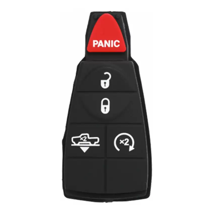 Remote Key Rubber Pad for Dodge RAM 5 Button With Remote Start and Air Suspension