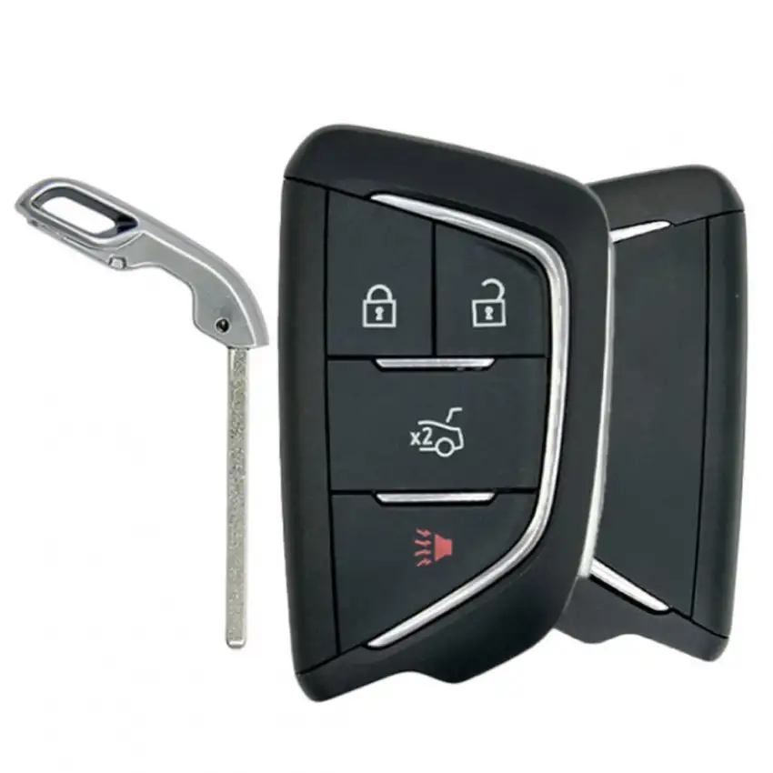 Smart Remote Key Shell for Cadillac CT4 / CT5 4 Button With Trunk