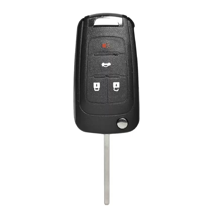 Chevrolet Flip Remote Shell with blade 4 Button
