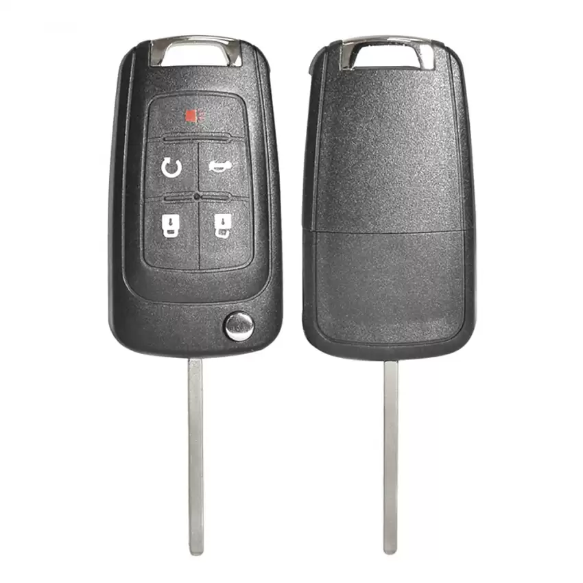 Flip Remote Key Shell For Chevrolet HU100 5 Button