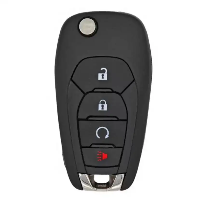 Flip Remote Key Shell for Chevrolet 4 Button Remote Start LXP-T004