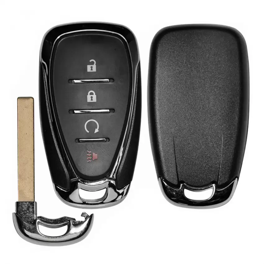 Smart Remote Shell For Chevrolet with 4 Buttons With Emergency Key