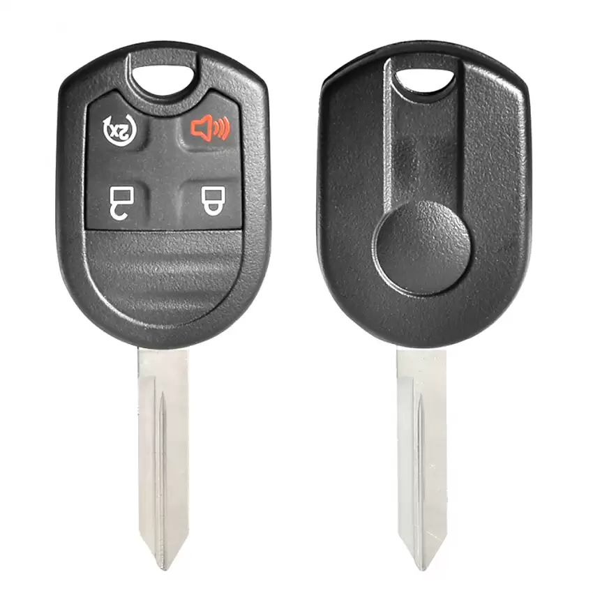 Remote Head Key Shell Clip-On Style For Ford H75 4 Button with Remote Start