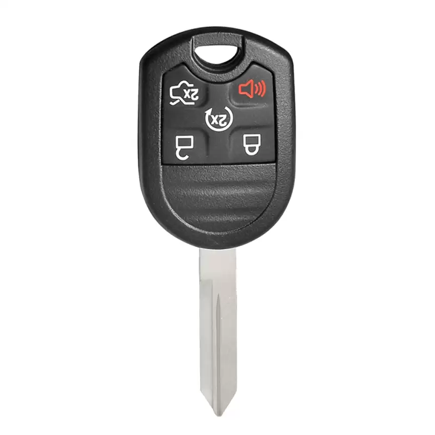 Ford Remote Head Shell Replacement 5 Button With Key Blade Clip-on