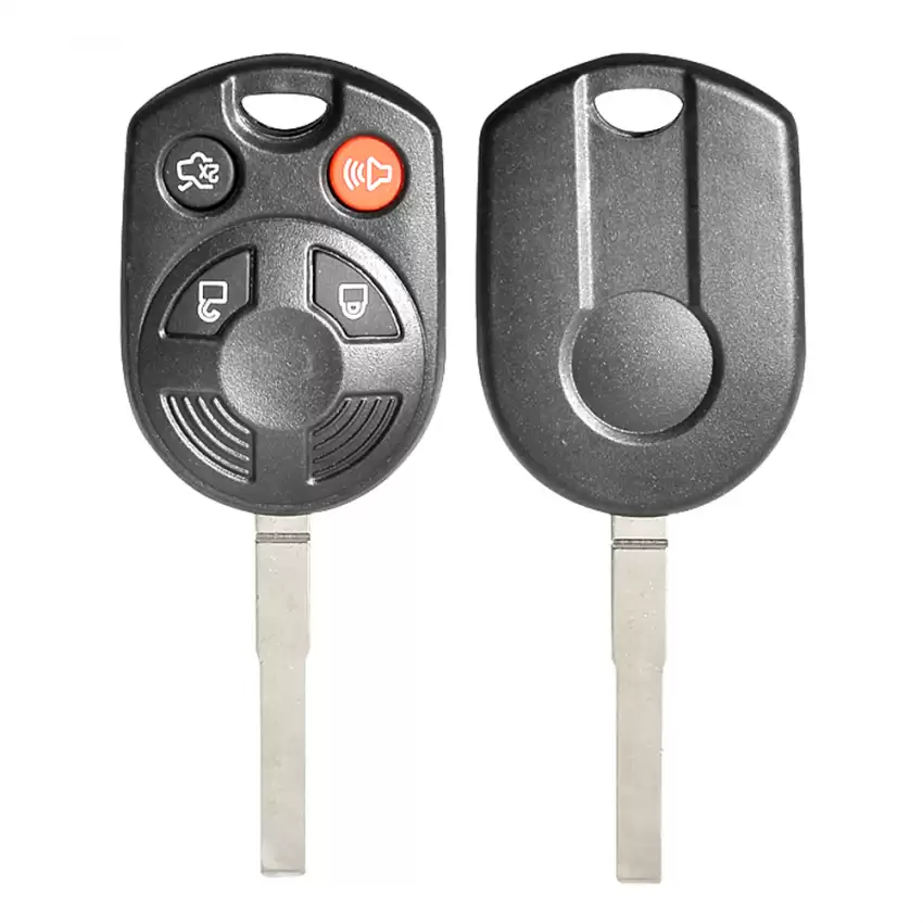 Remote Head Key Shell For Ford 4 Button with Slim Blade HU101 (Clip-on)