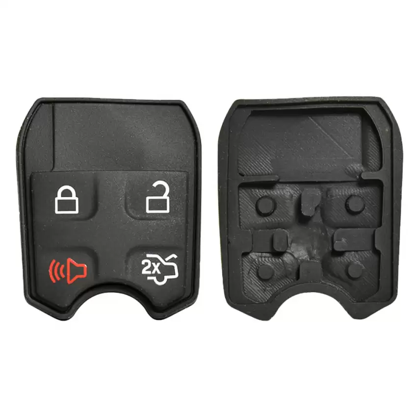 Remote Head Key Rubber Pad for Ford 4 Buttons