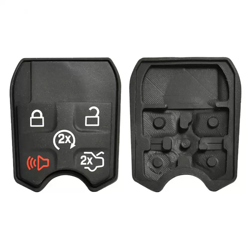 Remote Head Key Rubber Pad for Ford 5 Buttons
