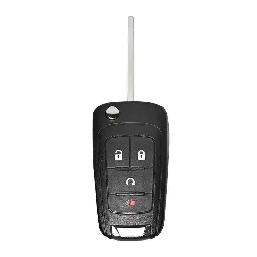 Flip Remote Key Shell 4 Button for GM Chevrolet Blade HU100