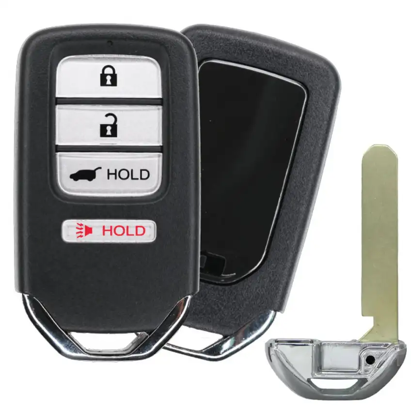 Smart Remote Key Shell For Honda 4 Button with Blade HON66 With Hold