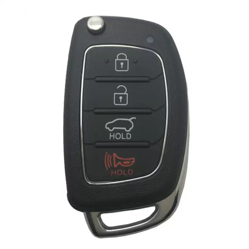 Flip Remote Key Shell For Hyundai Santa Fe 4 Button HYN17R Blade