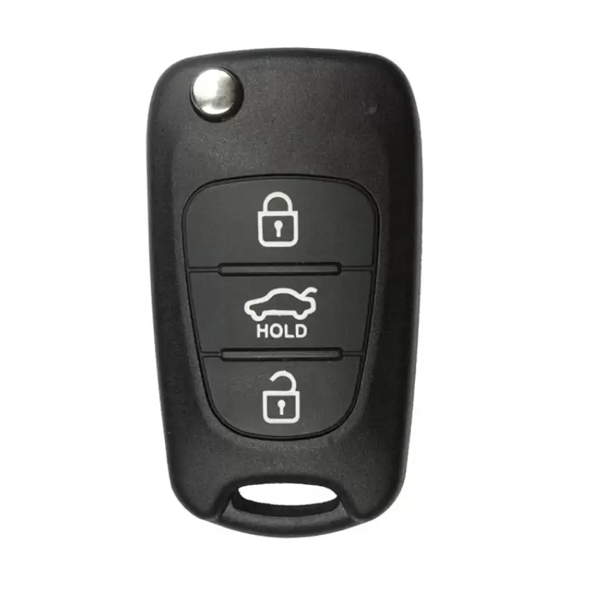 Flip Key Fob Shell For Hyundai KIA HYN14R 3 Button