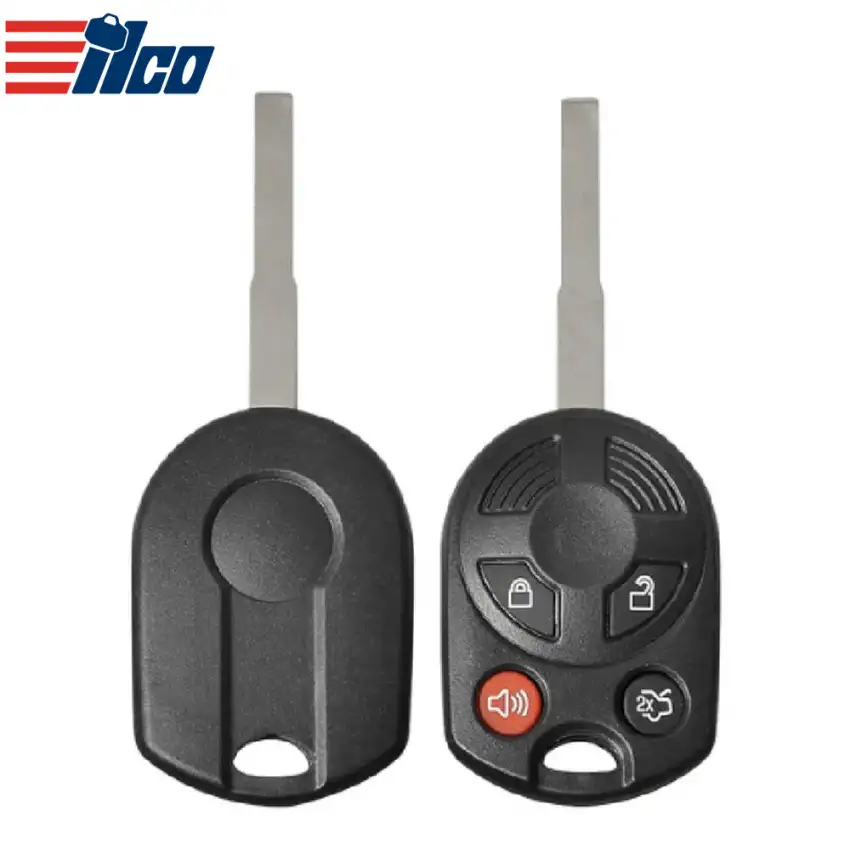 ILCO Remote Head Key Shell for 2012-2018 Ford 4 Button SHELL-FORD-RHK4B3HS