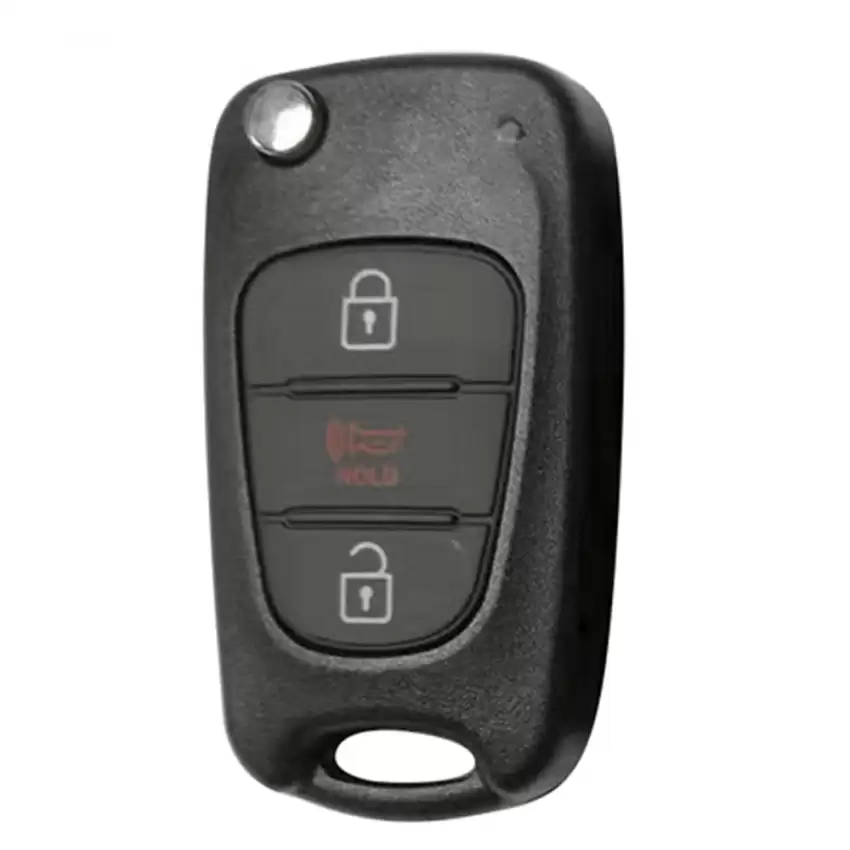 KIA Soul Flip Remote Key Shell 3 Button With TOY48 Laser Blade 