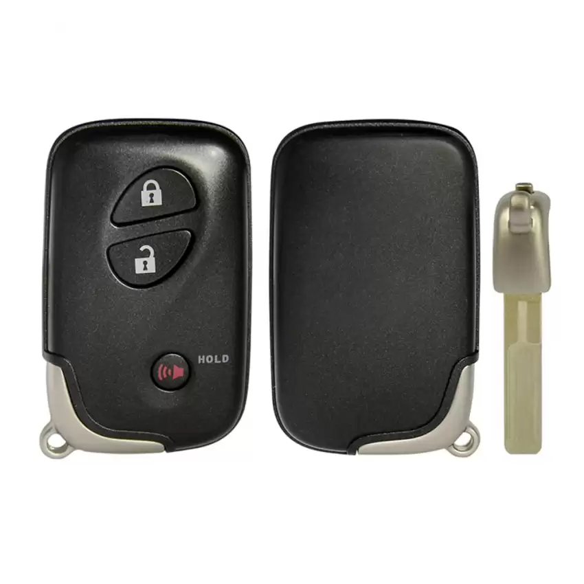 Remote Key Shell For Lexus 3 Button with 80K Single Sided Blade