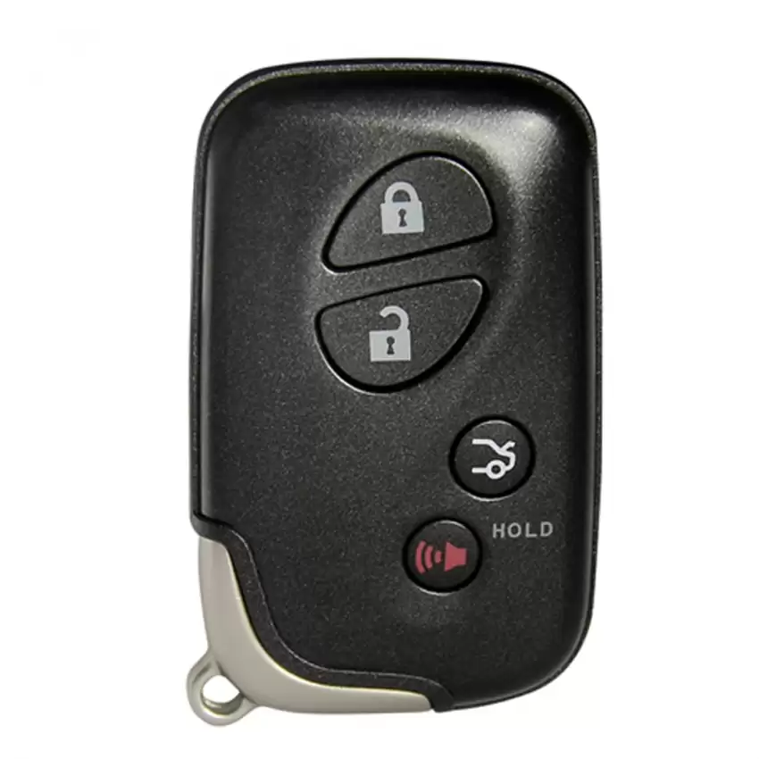 Lexus Car Key Shell LX40 4 Button Black Color WIth Emergency Key