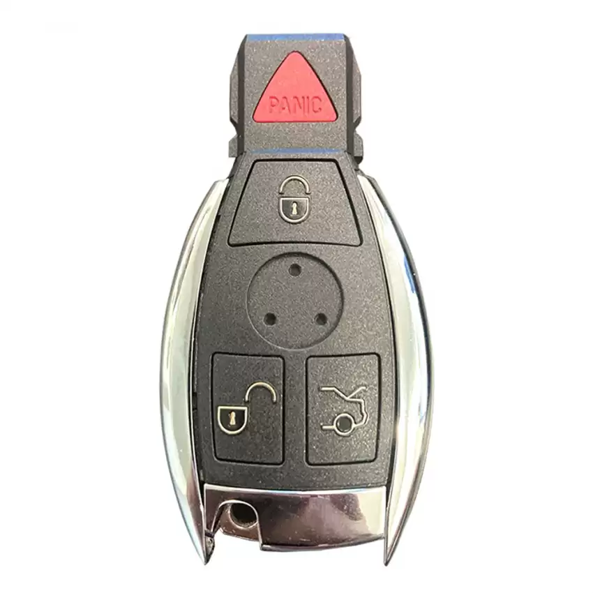 Chrome Car Key Shell For Mercedes BGA 4 Button