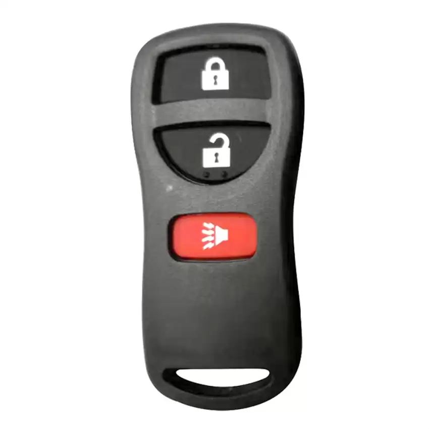 Replacement Remote Shell With Rubber Pad for Nissan 3 Button