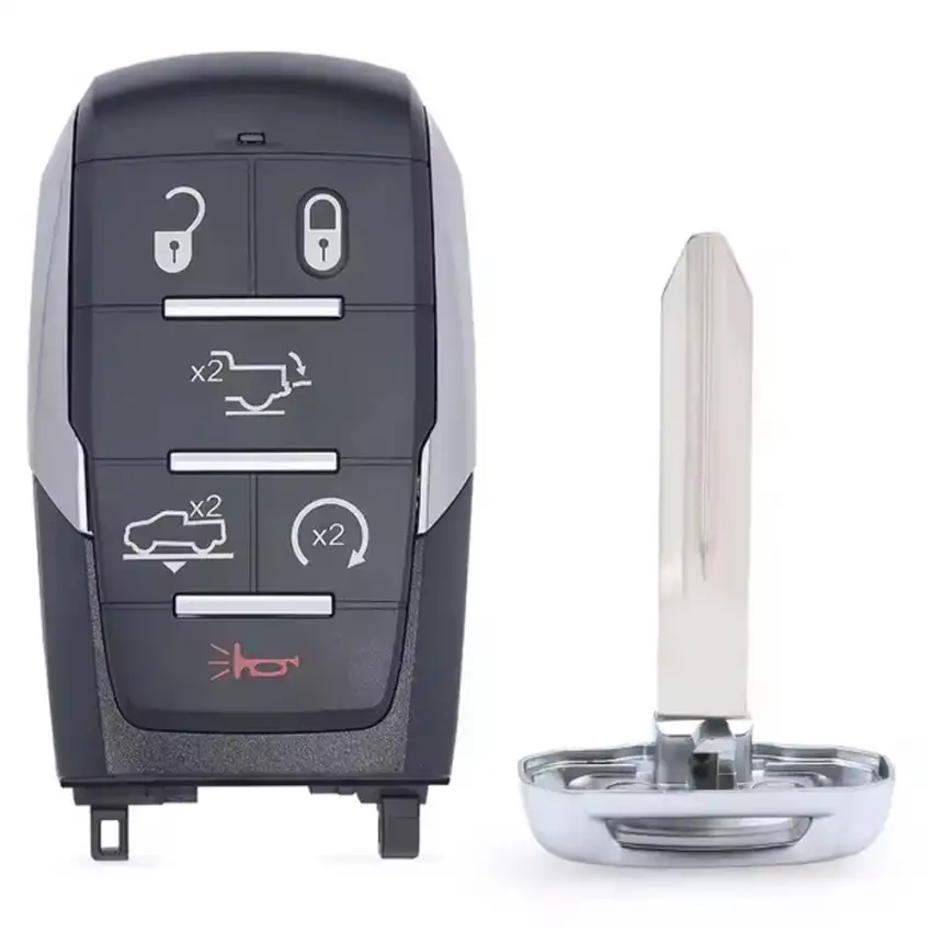 Smart Remote Key Shell for RAM 1500 6 Button for FCCID: OHT-4882056