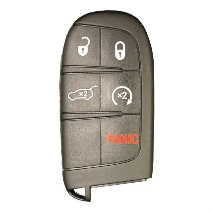 Jeep Dodge SRT Smart Remote Key Shell 5 Button with Hatch Button