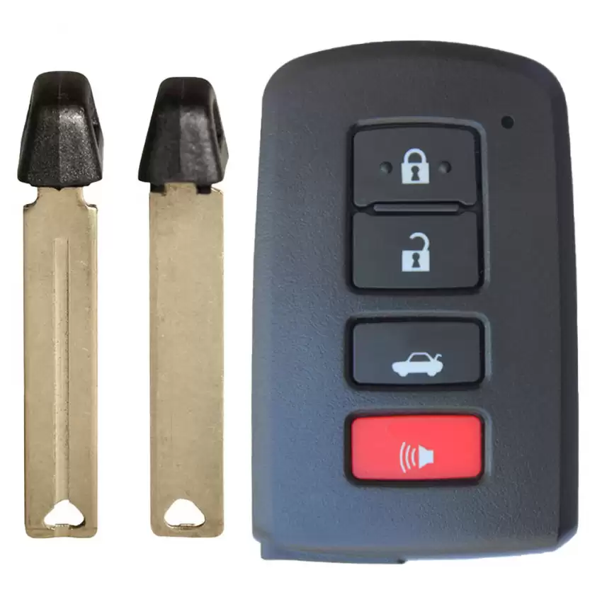 Smart Remote Key Shell for Toyota 4 Button with Insert