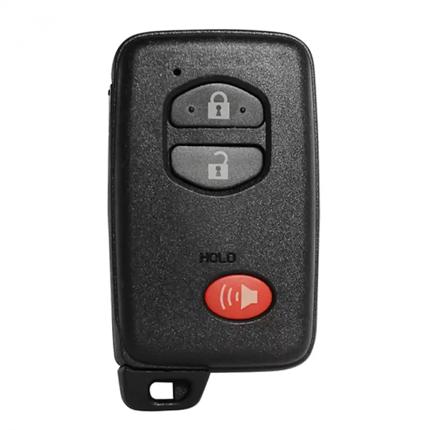 Toyota Key Fob Shell Replacement 4 Button With Emergency Blade