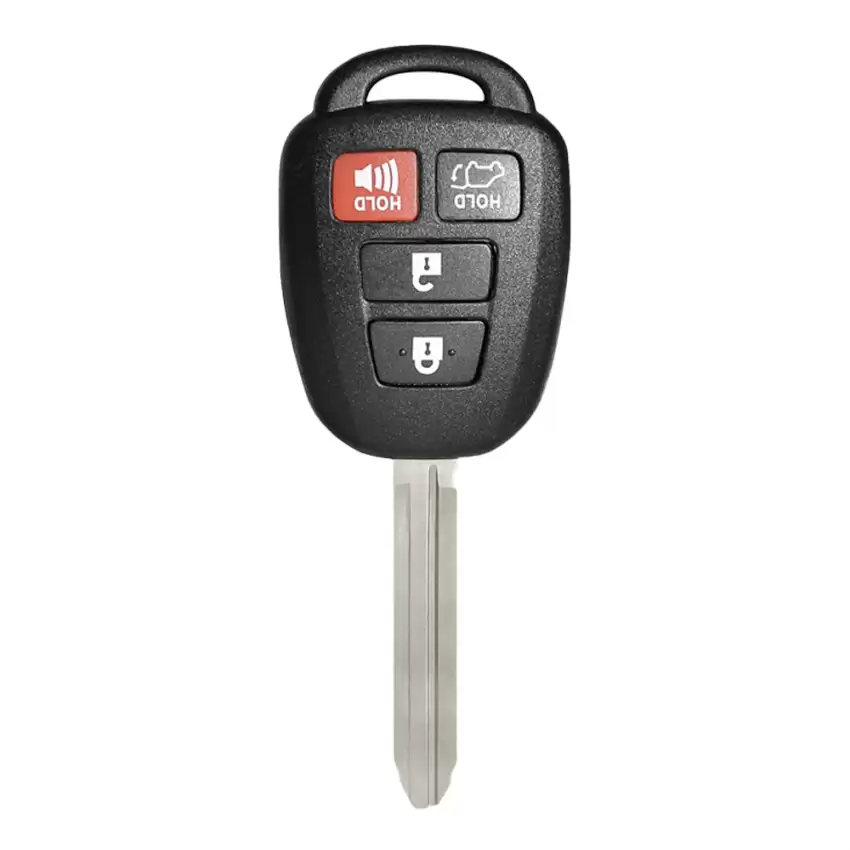 Toyota Remote Head Key Shell 4 Button With TOY43 Blade
