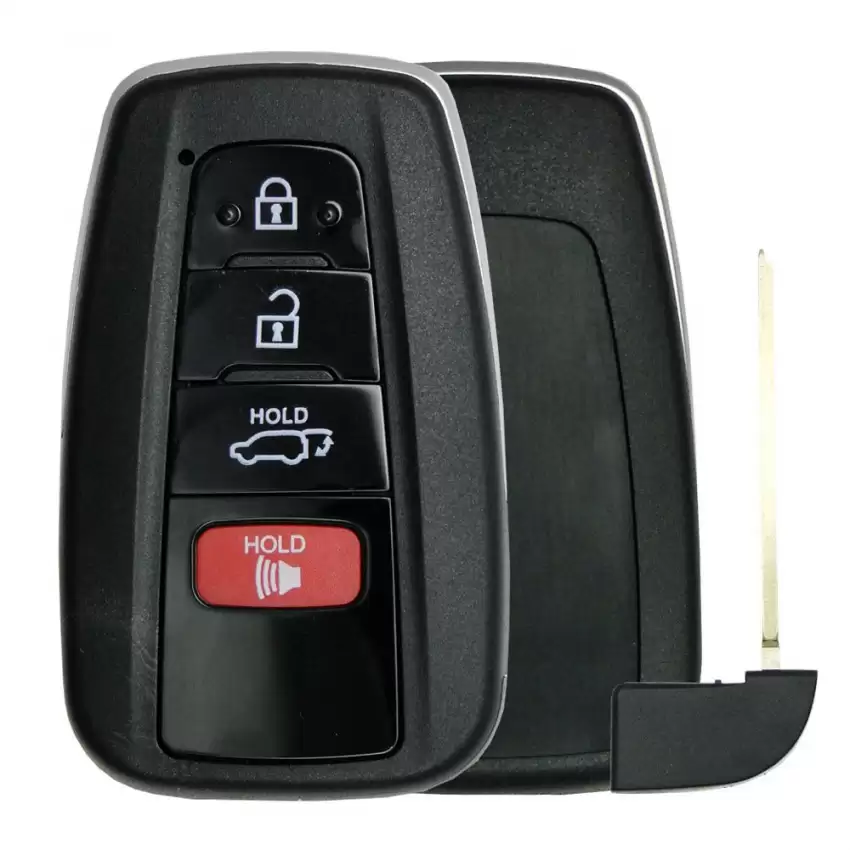 Toyota Smart Remote Key Shell 4 Button SVU with Insert Blade