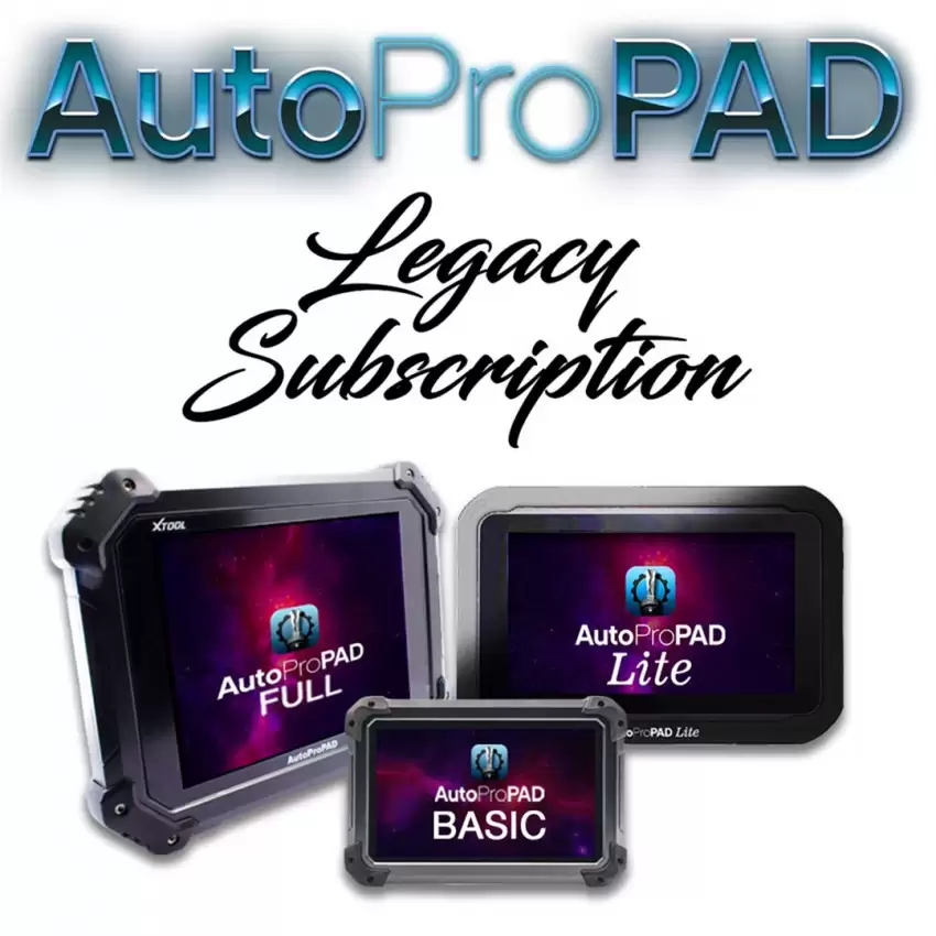 XTOOL AutoProPAD Lite/Full/Basic Updates and Support Subscription for 1 Year