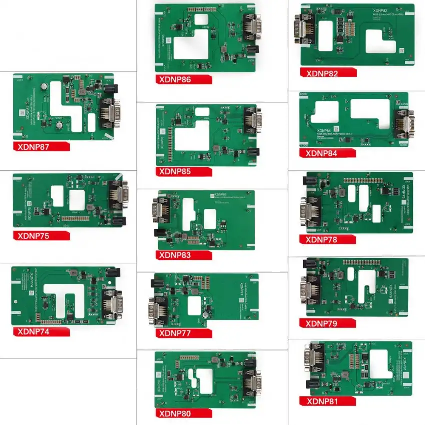 Xhorse MQB48 Solder-Free Adapters - Full Set of 13 Adapter