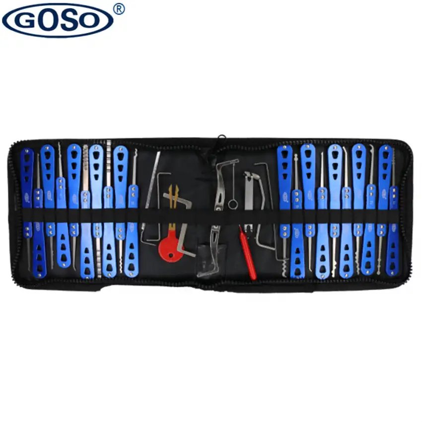 GOSO 29 Pieces Barrel Unlocking Lock Pick Set